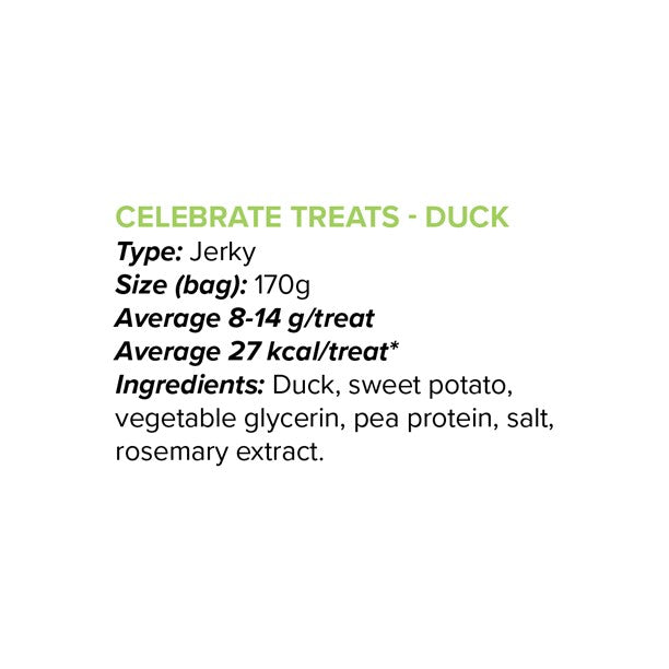 Celebrate Jerky Treats: Duck