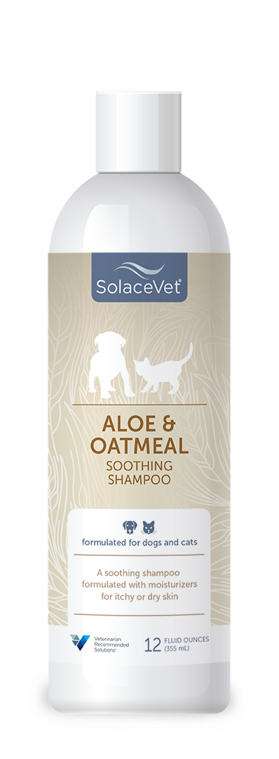 SolaceVet Aloe & Oatmeal Soothing Shampoo 12oz