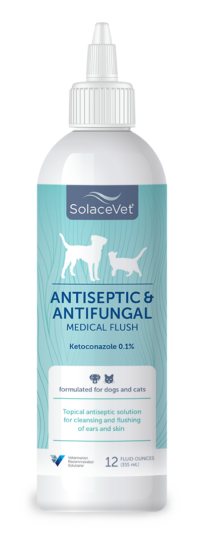 SolaceVet Antiseptic & Antifungal Medical Flush 12oz