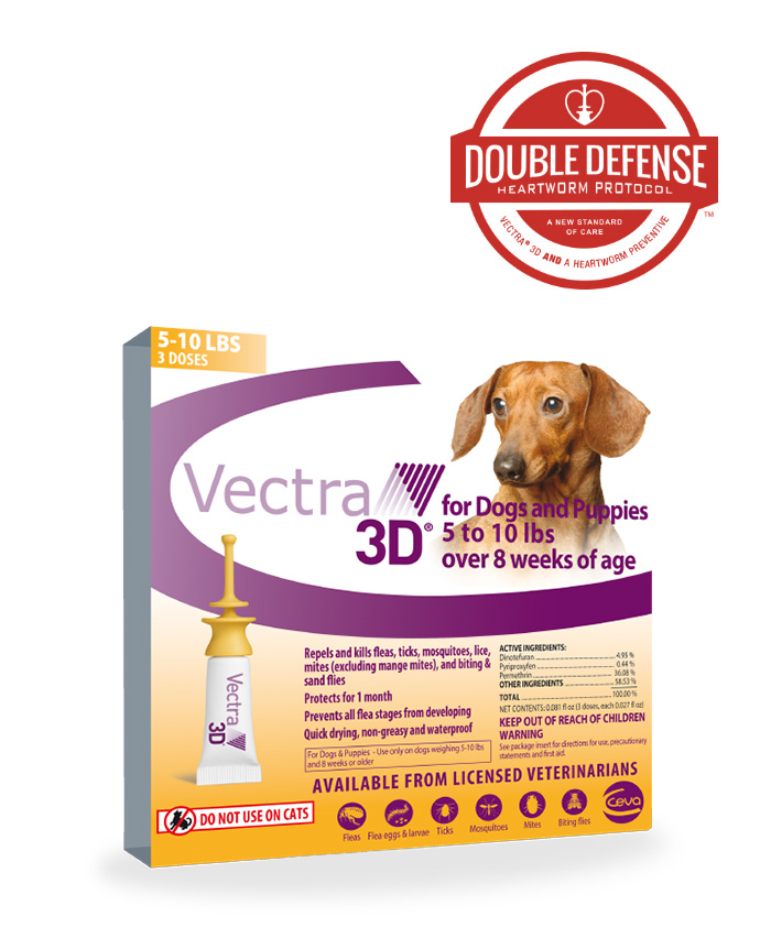 Tick & Flea Control And Prevention For Small Dogs Vectra VRS